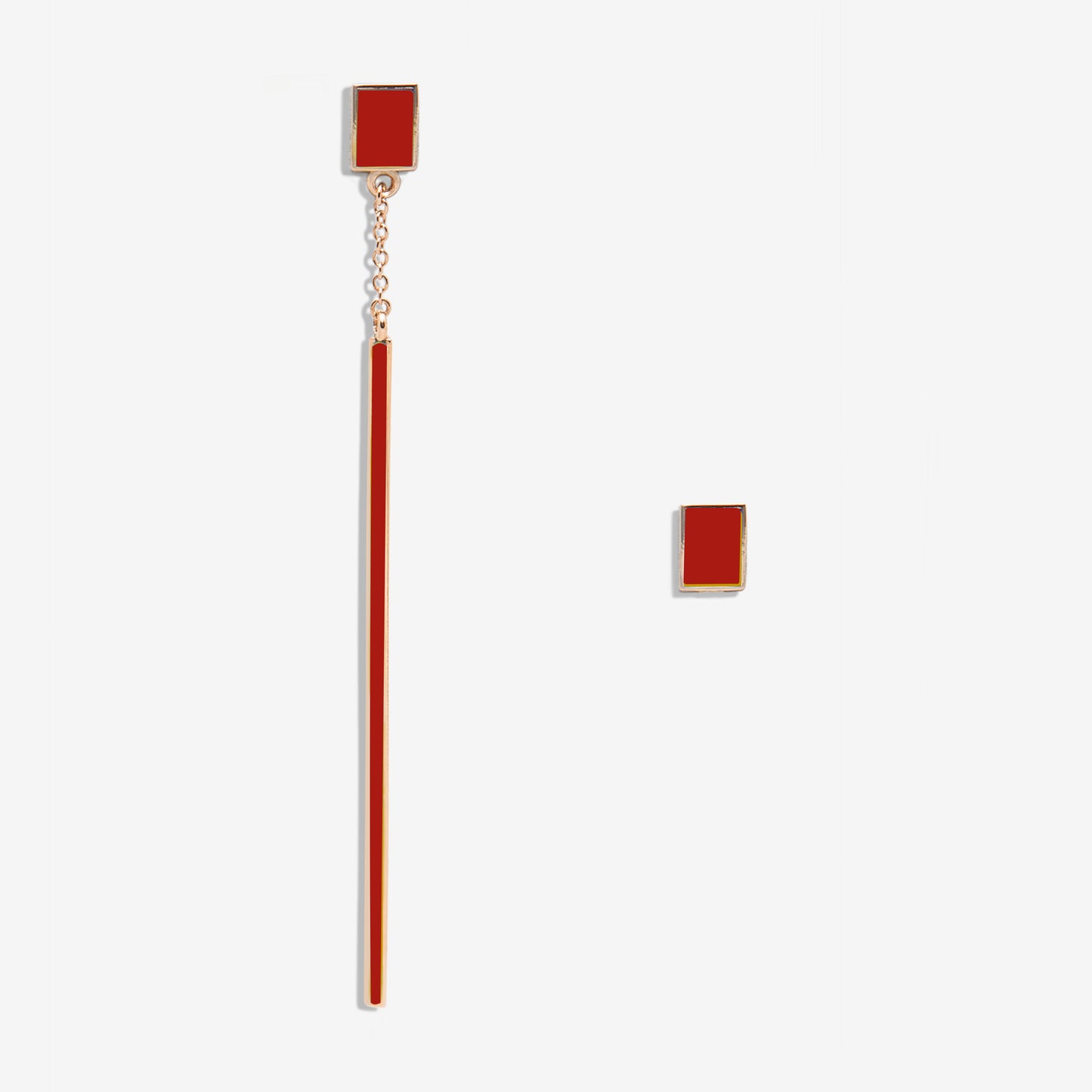 PENDENTE + RETTANGOLO FLOATING BORDEAUX