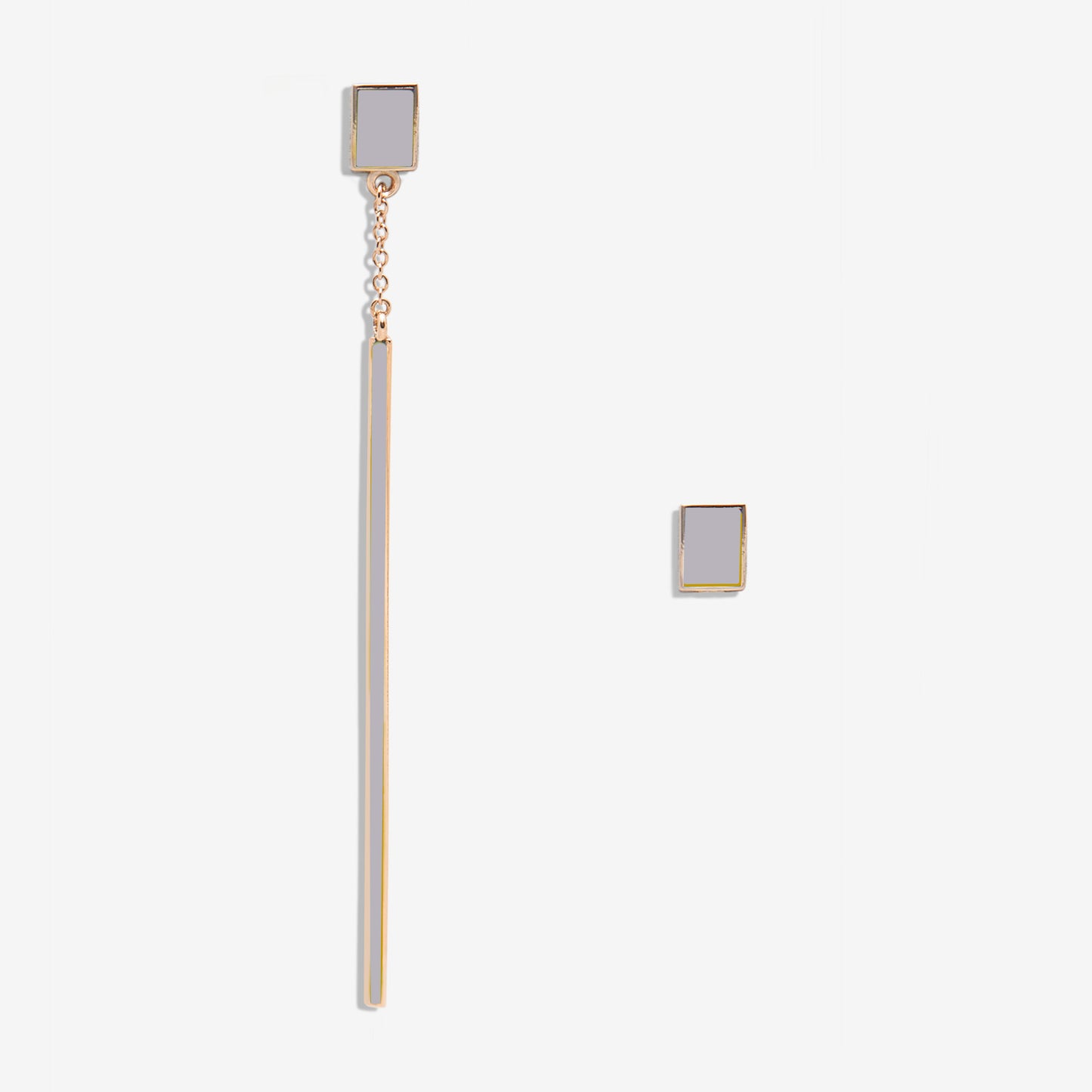 Floating cool gray pendant + rectangle