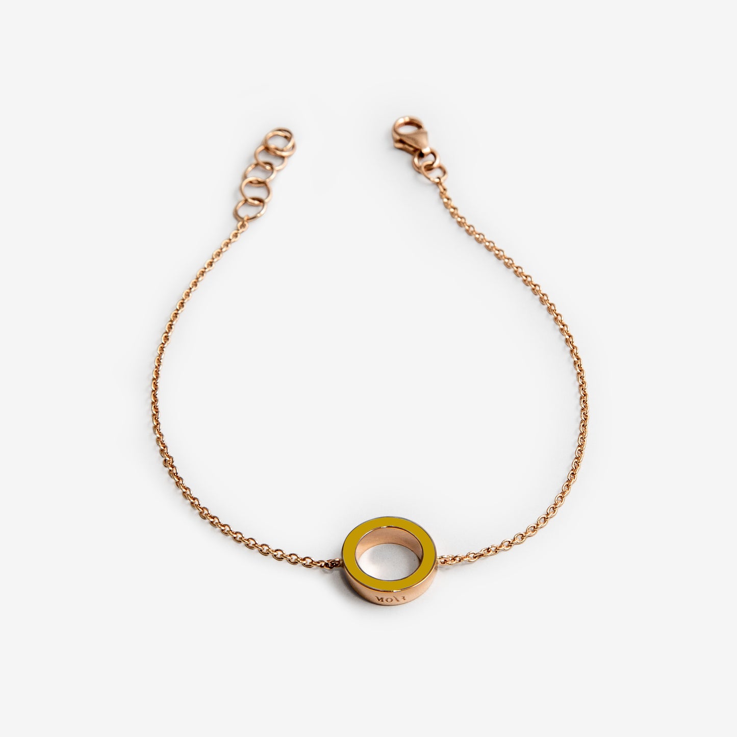 Inside mustard bracelet