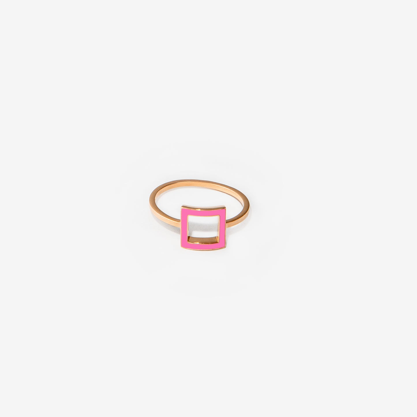 Frame square fluo pink