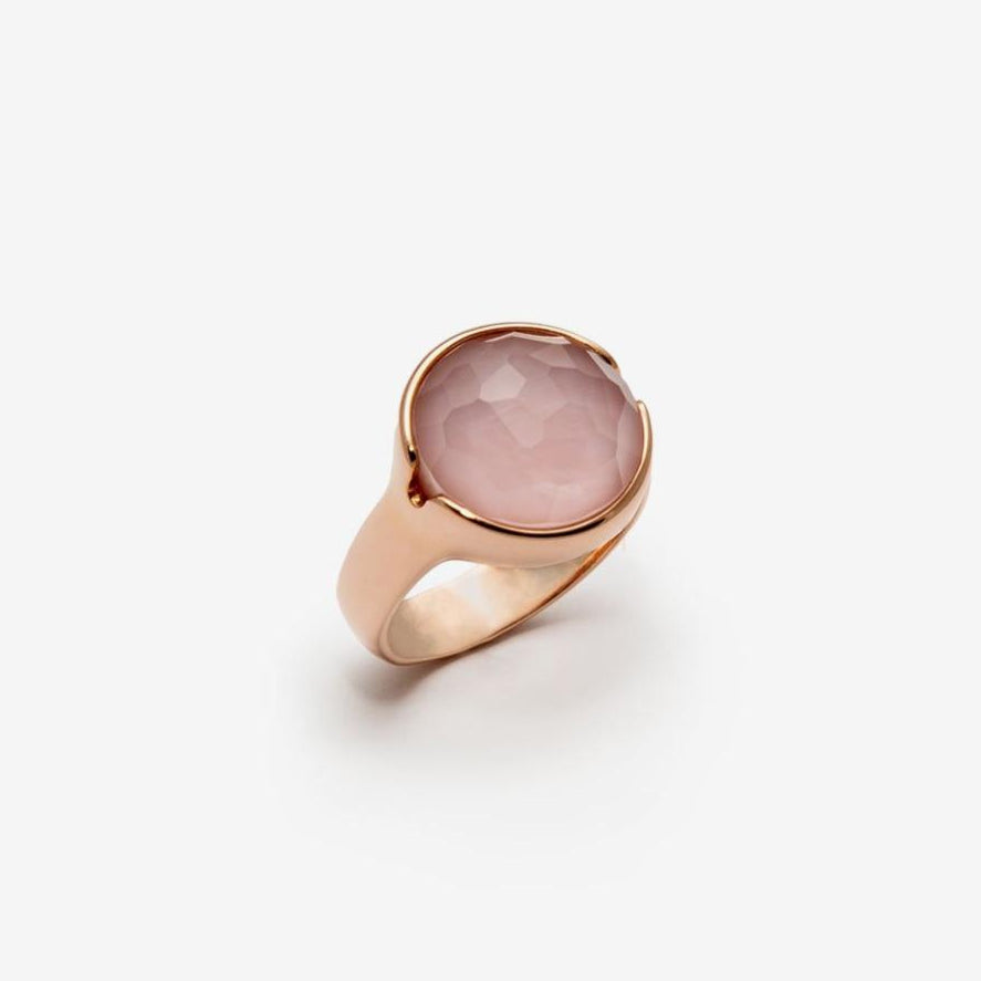 Pink Opal and Rock Crystal