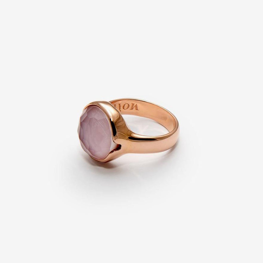 Pink Opal and Rock Crystal