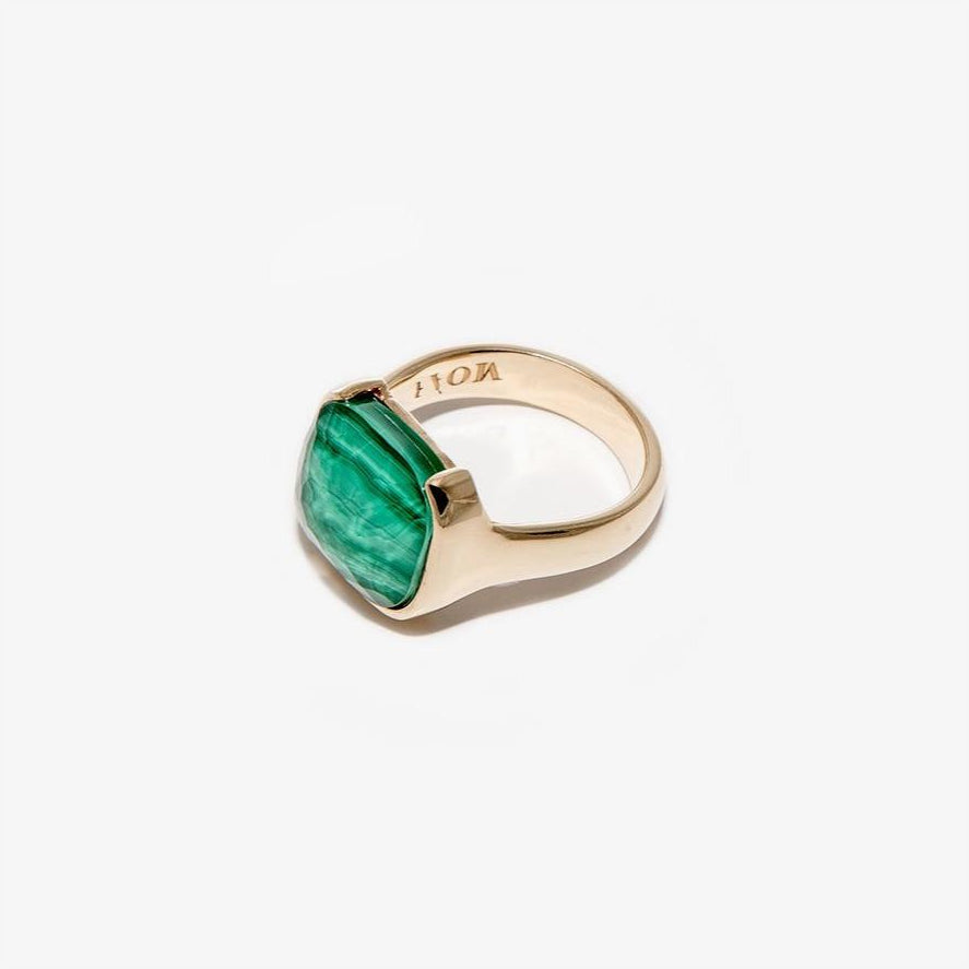 Malachite and Rock Crystal