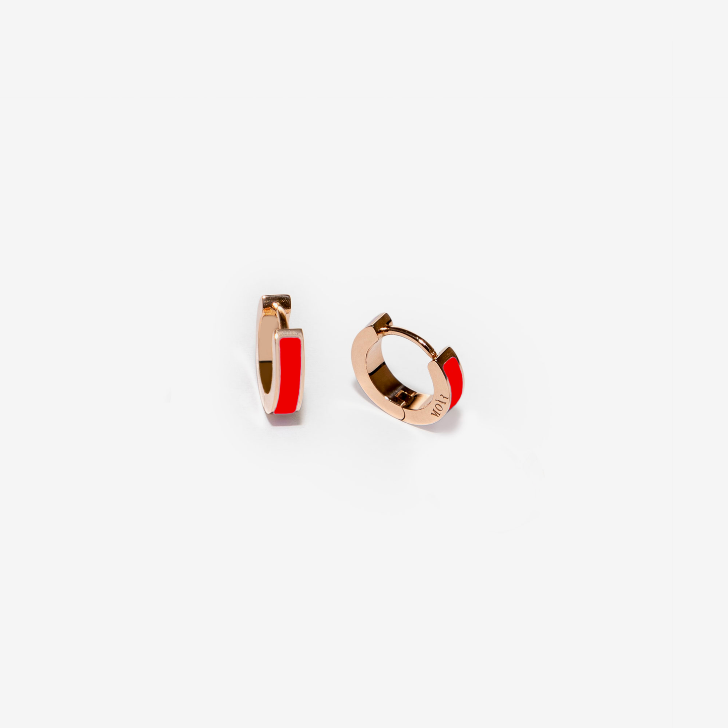 Inside red earrings