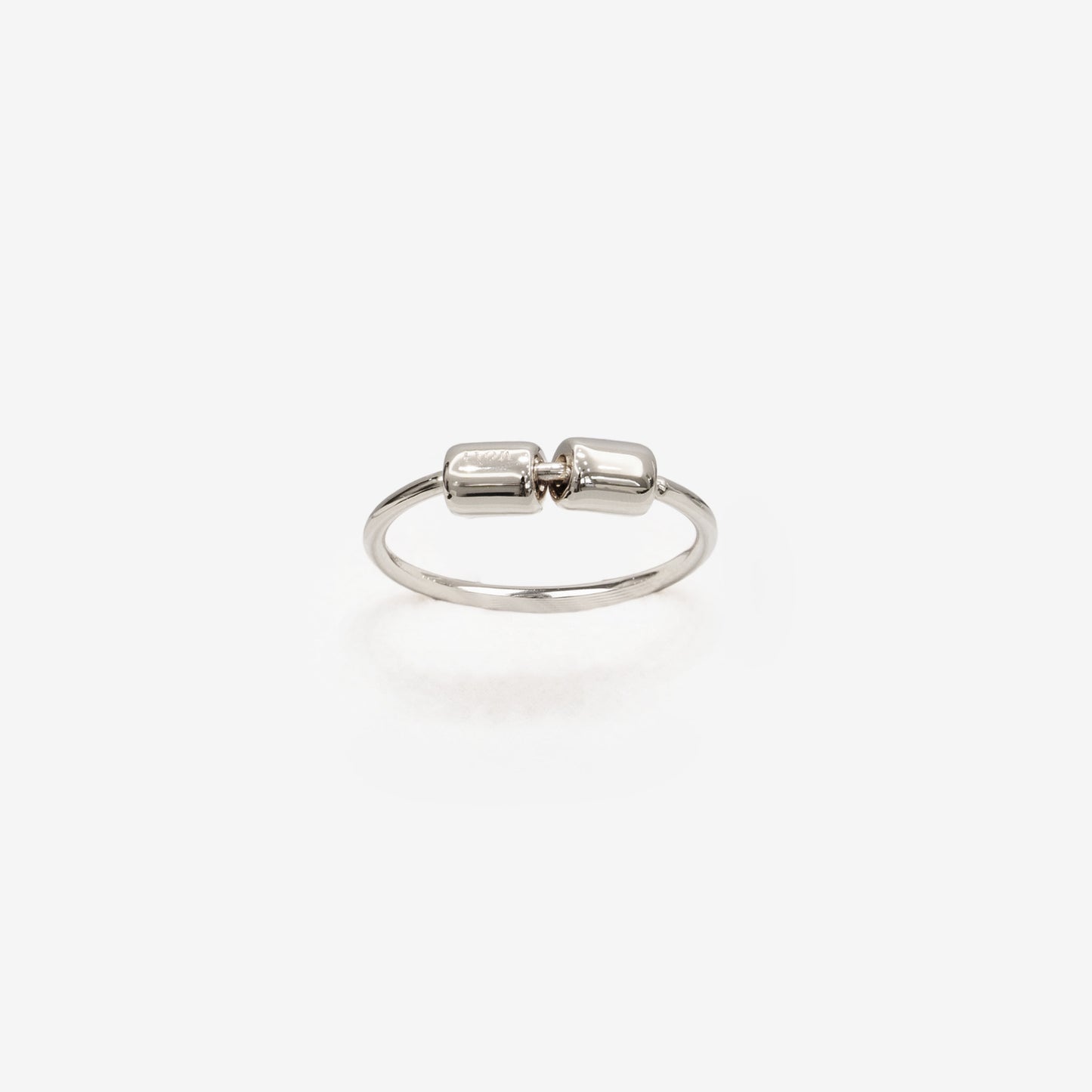 Anello " Enjoy" Oro Bianco