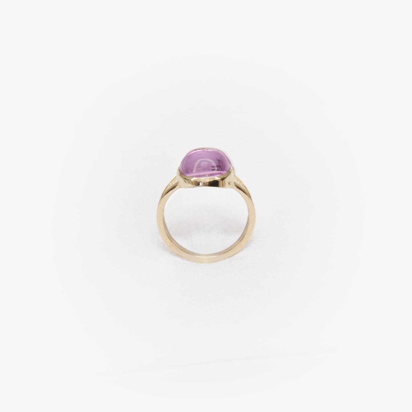 Anello con Zaffiro Rosa naturale