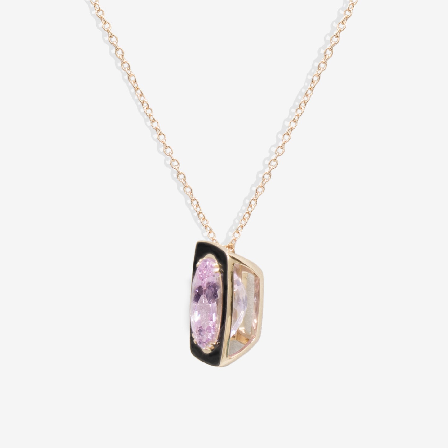 Collana con Kunzite Naturale