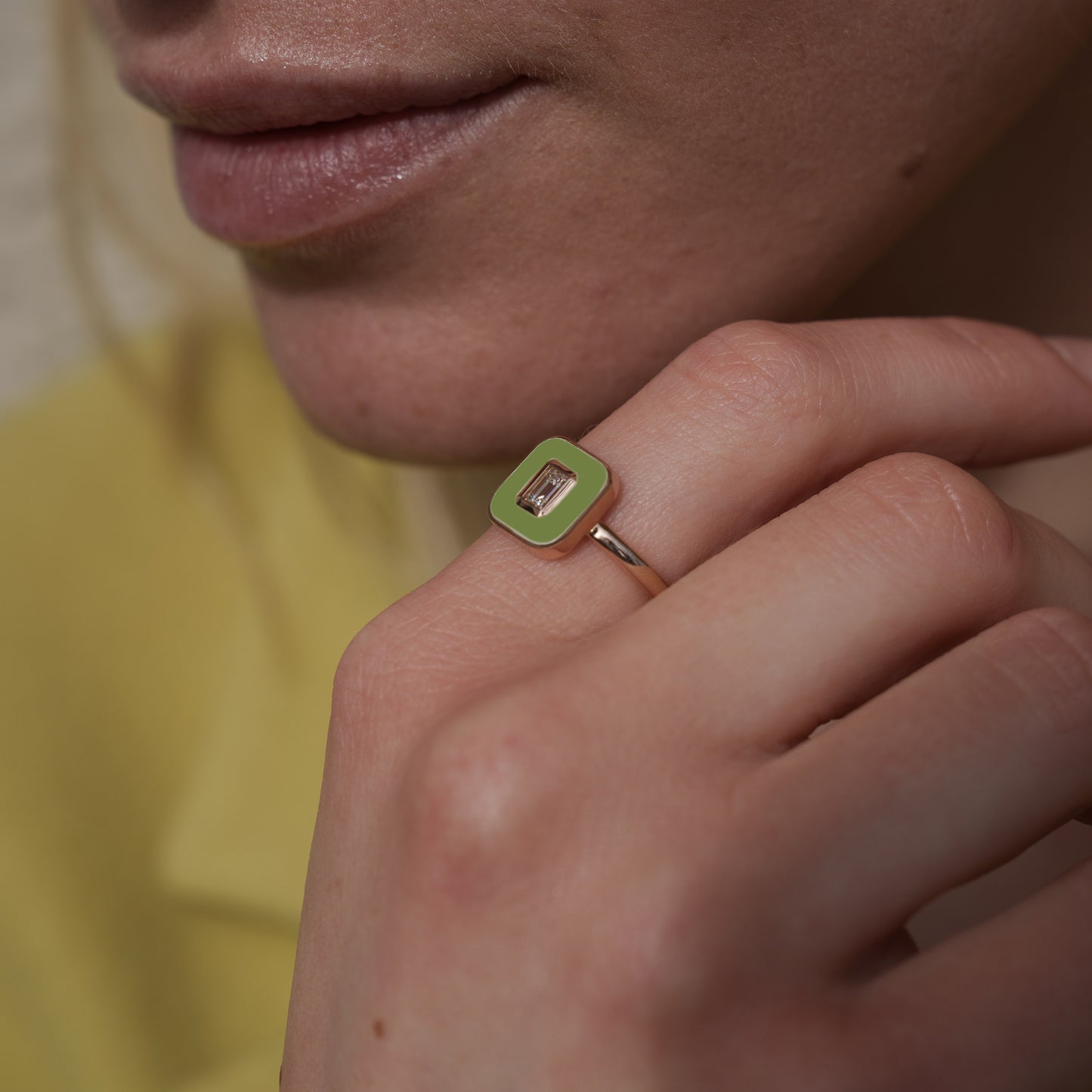 GREEN RING - FLAT
