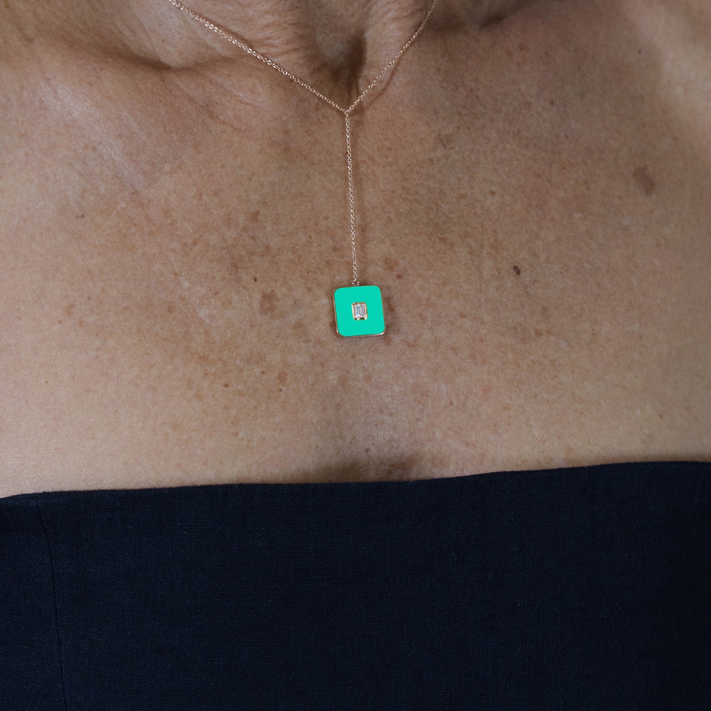 TURQUOISE NECKLACE - FLAT