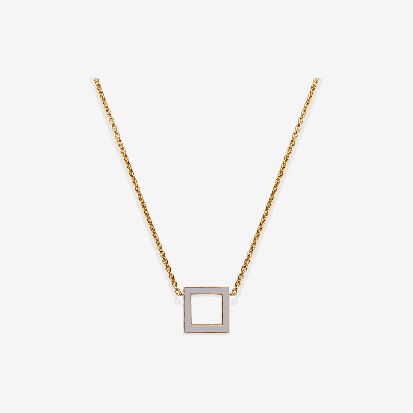 COLLANA COOL GRAY SQUARE