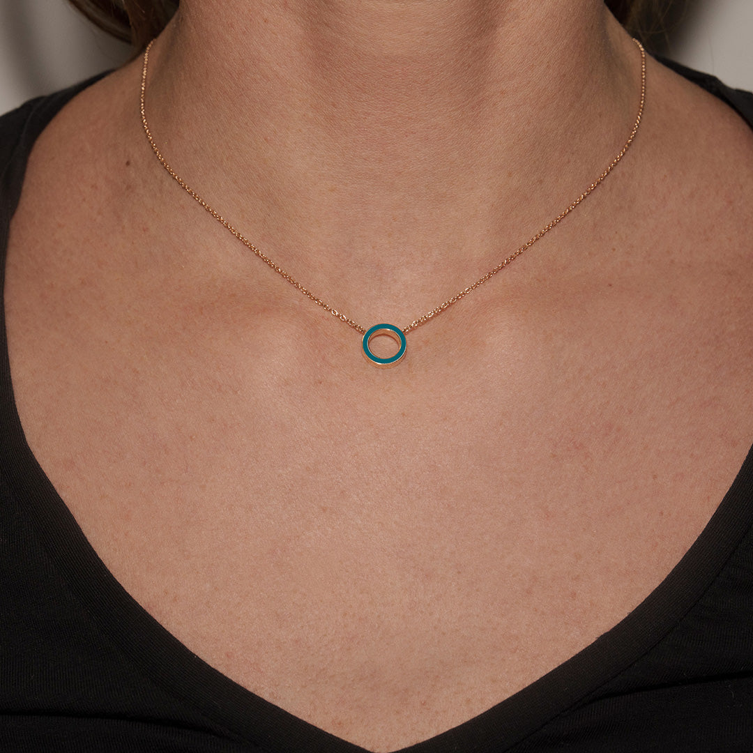 TEAL NECKLACE - INSIDE THE COLOR