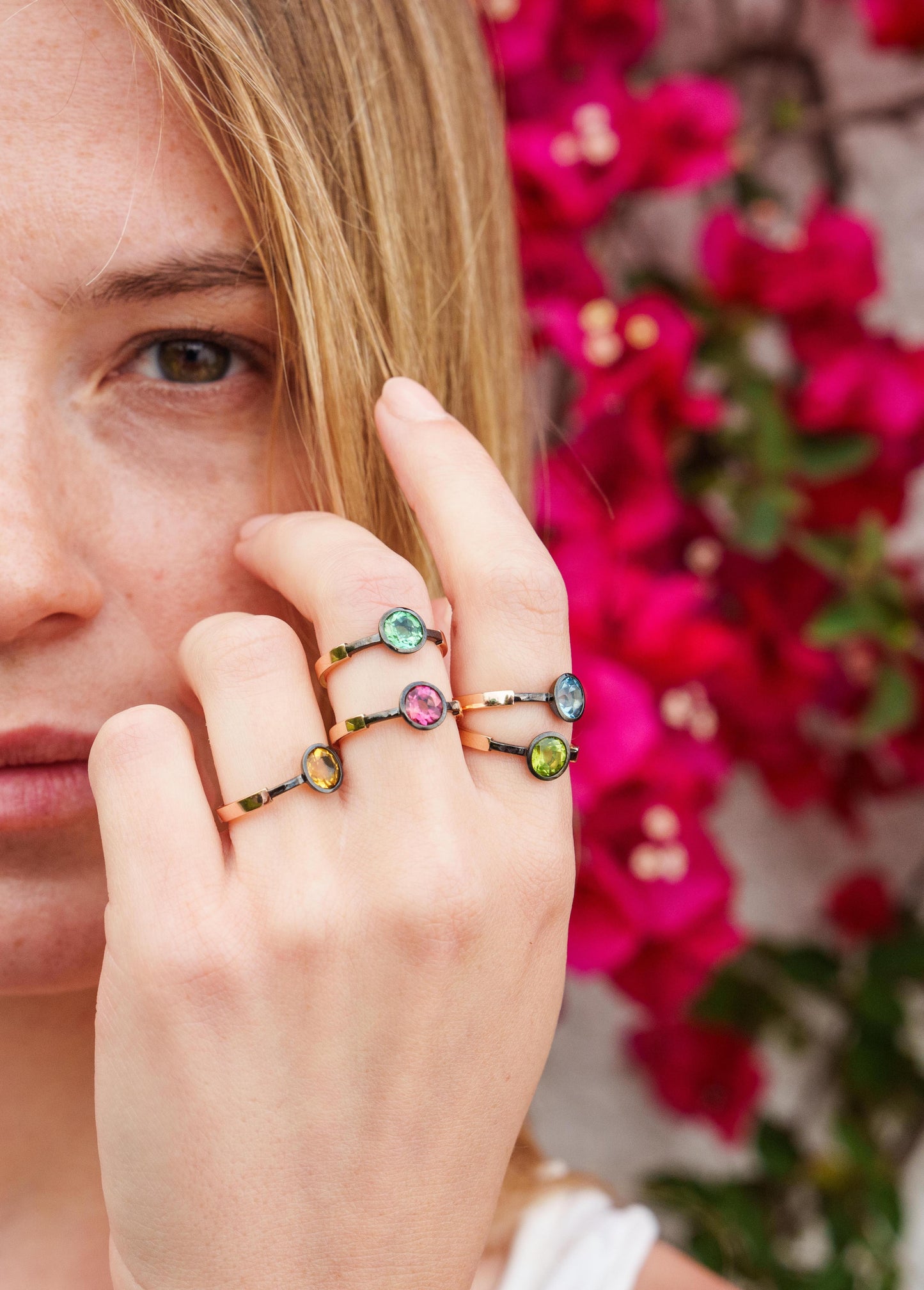 Rings with stones