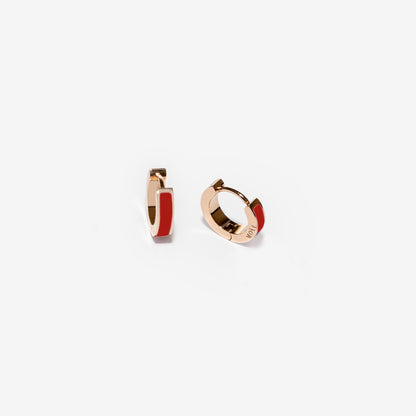 Inside burgundy earrings 