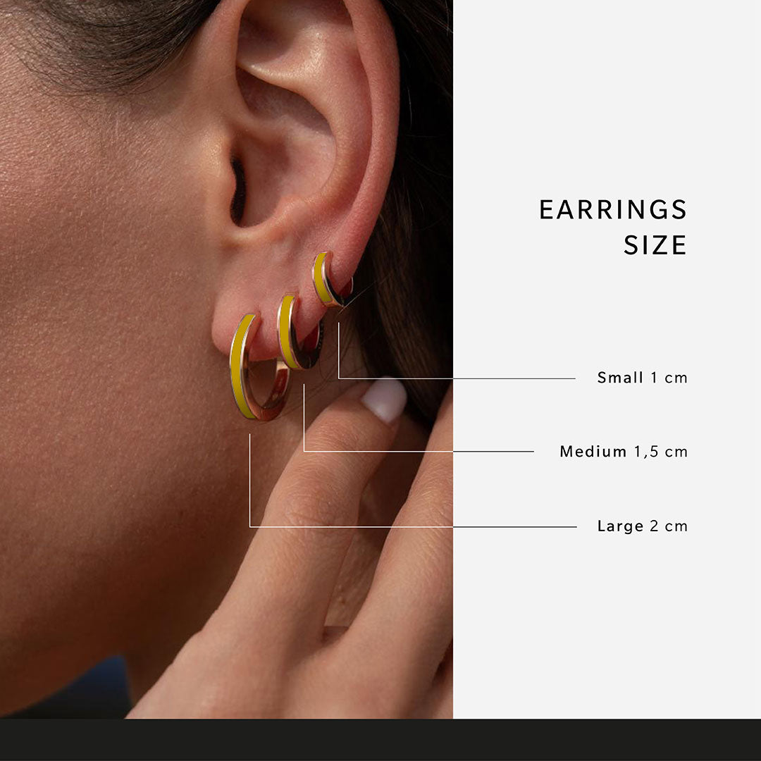  Inside mustard earrings