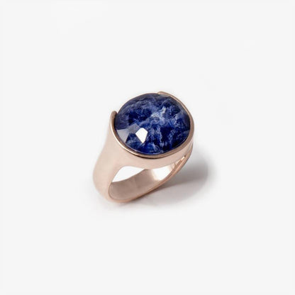 Sodalite and Rock Crystal