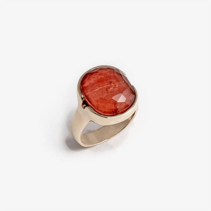 Red Jasper and Rock Crystal