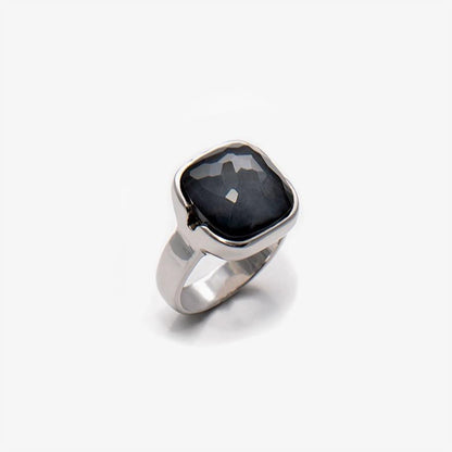 Hematite and Rock Crystal