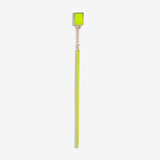 Floating lime green pendant