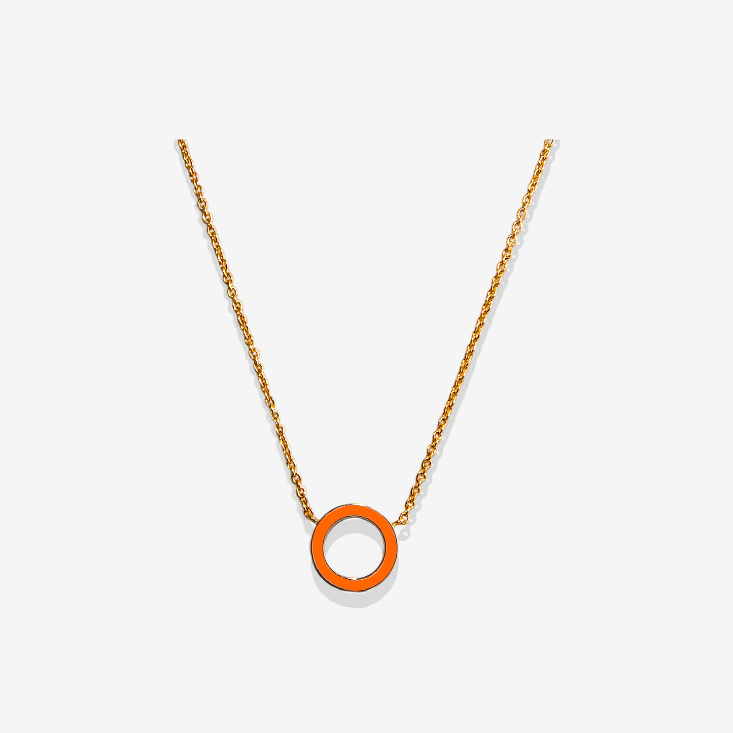 Inside orange necklace