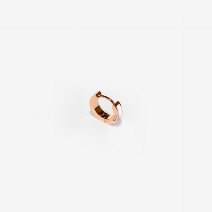 Inside white single earring
