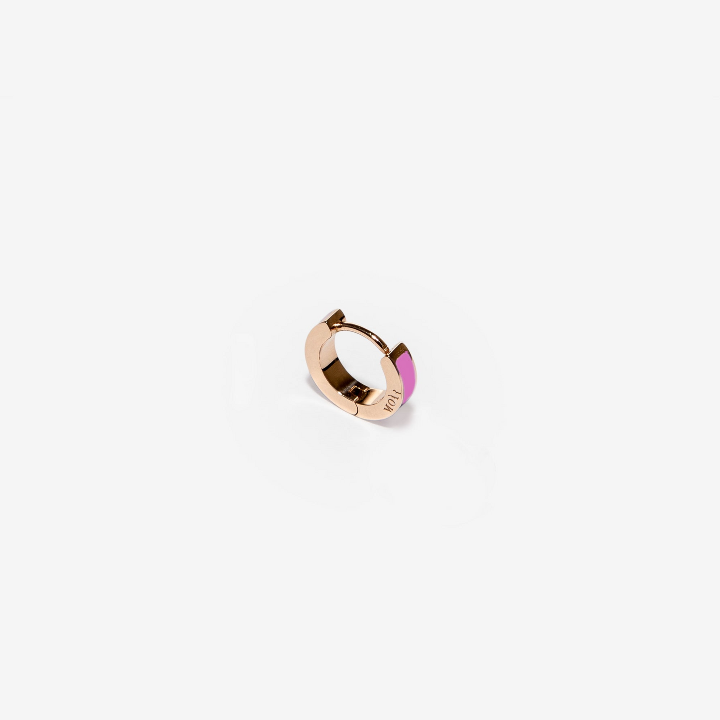 Insdie light pink single earring