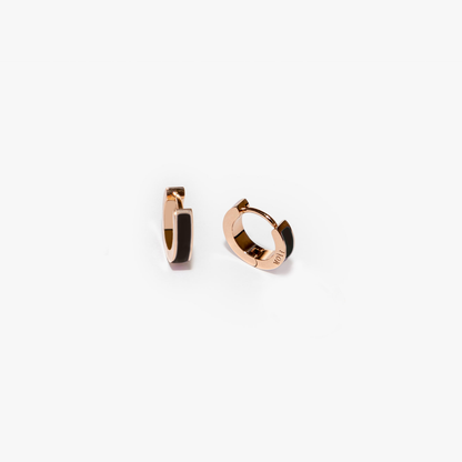 Inside black earrings