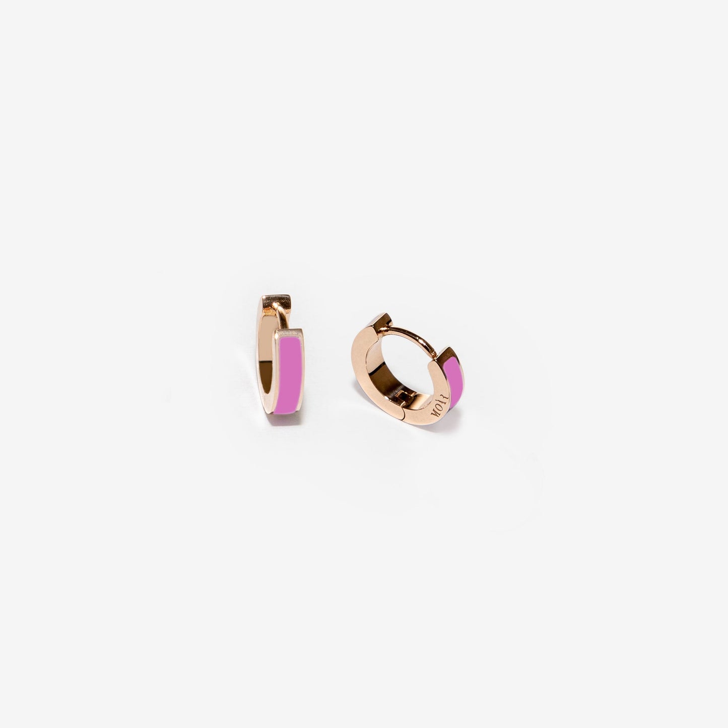 Inside light pink earrings