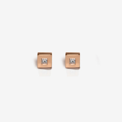 Diamond drop earrings
