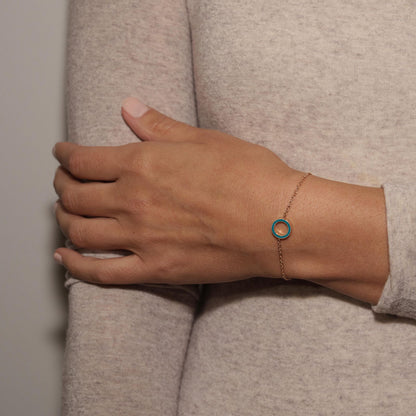 BRACCIALE PETROLIO - INSIDE THE COLOR