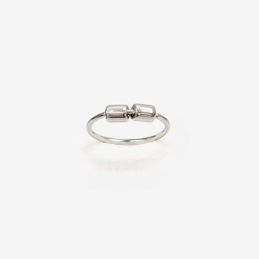 Anello " Enjoy" Oro Bianco