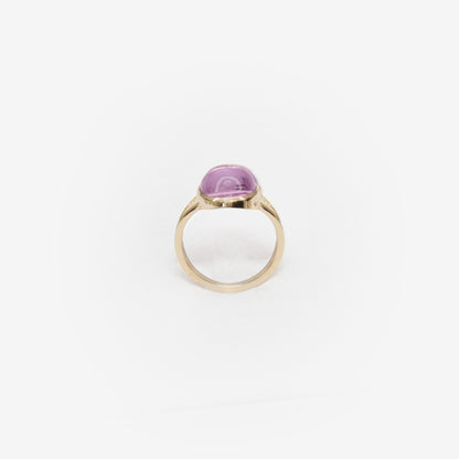 Anello con Zaffiro Rosa naturale
