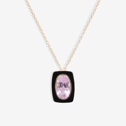 Collana con Kunzite Naturale