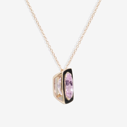 Collana con Kunzite Naturale