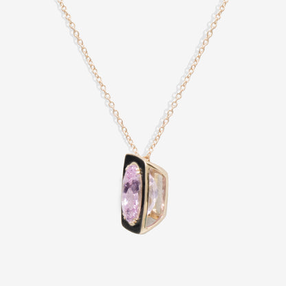 Collana con Kunzite Naturale
