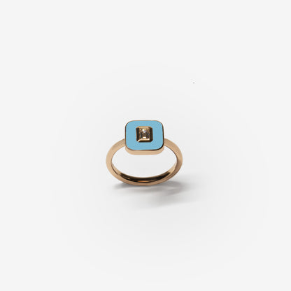 LIGHT BLUE  RING LIGHT BLUE  FLAT