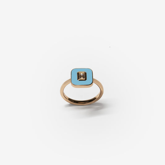 LIGHT BLUE  RING LIGHT BLUE  FLAT