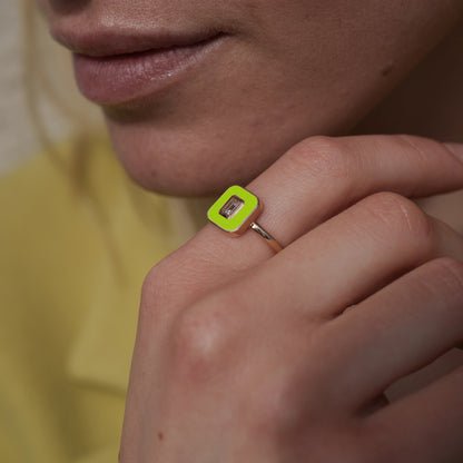 ANELLO VERDE LIME - FLAT
