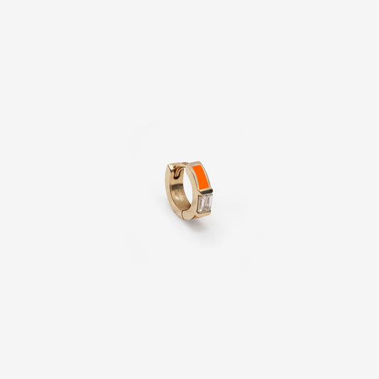 SINGLE ORANGE SINGLE WITH DIAMOND - INSIDE