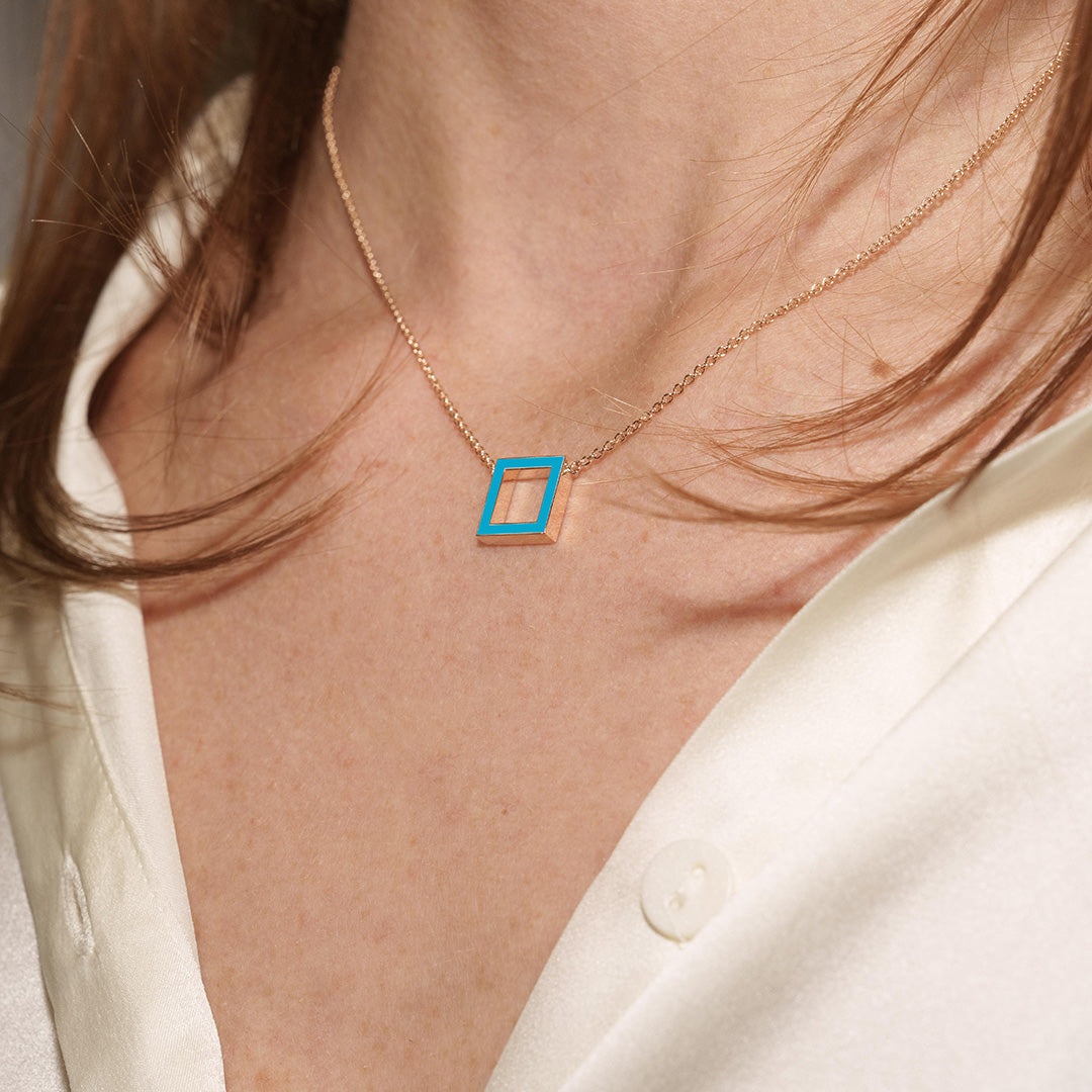 COLLANA AZZURRO - SQUARE