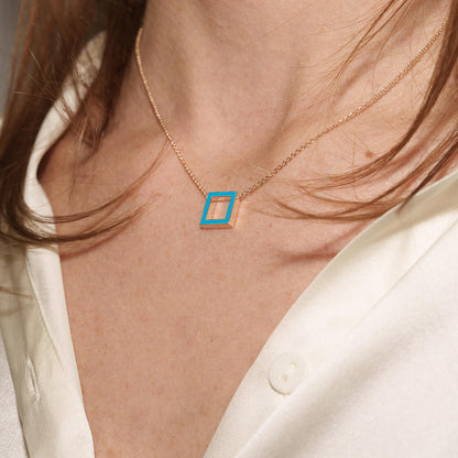 COLLANA AZZURRO - SQUARE