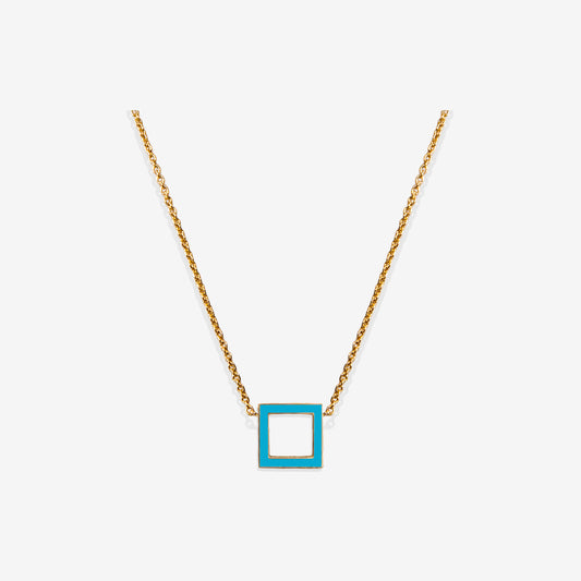 COLLANA AZZURRO SQUARE