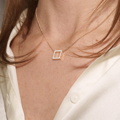 COLLANA BIANCO - SQUARE