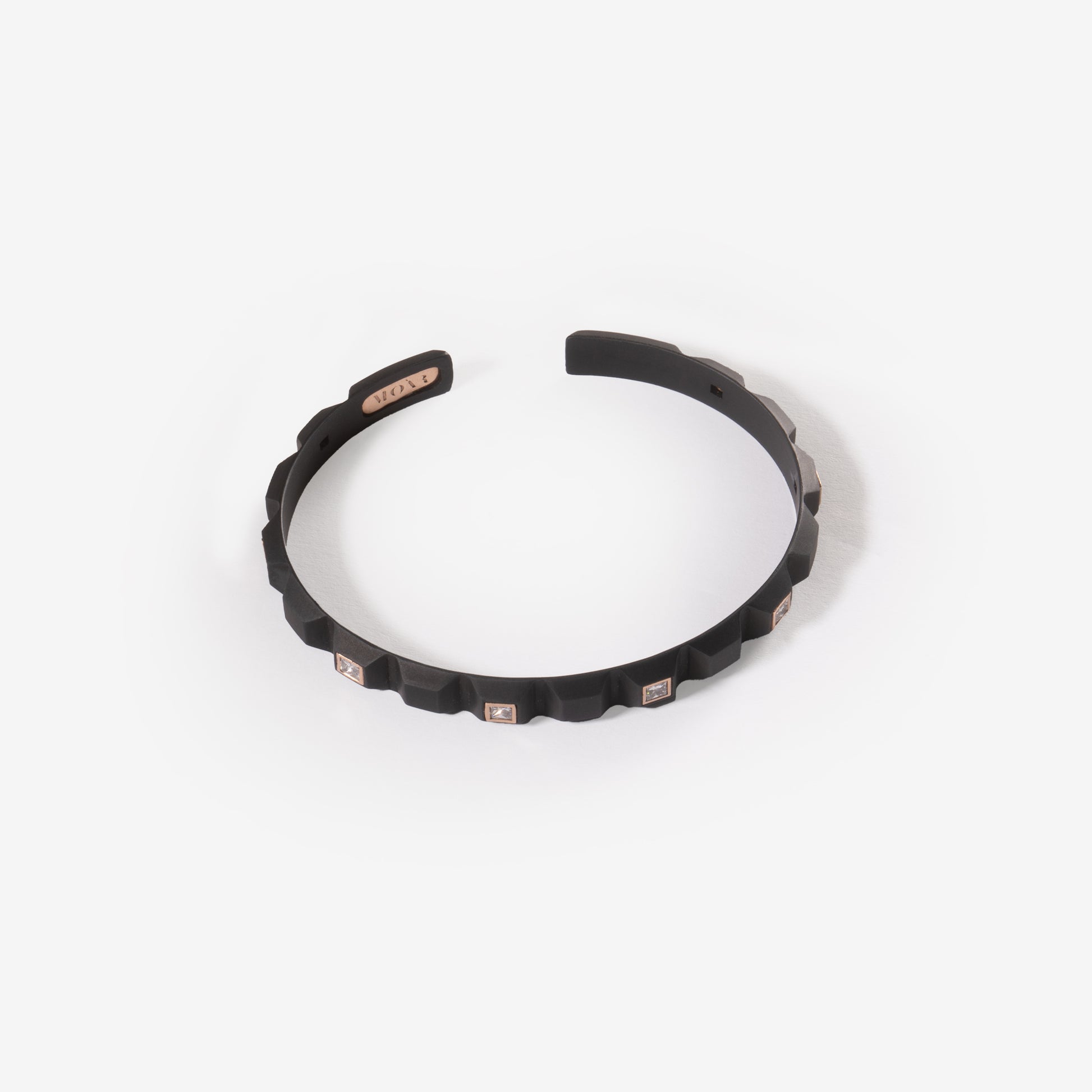Bracciale in Titanio flessibile Diamanti neri - Gioielleria Banchetti Bracciale in Titanio flessibile Diamanti neri - Gioielleria Banchetti