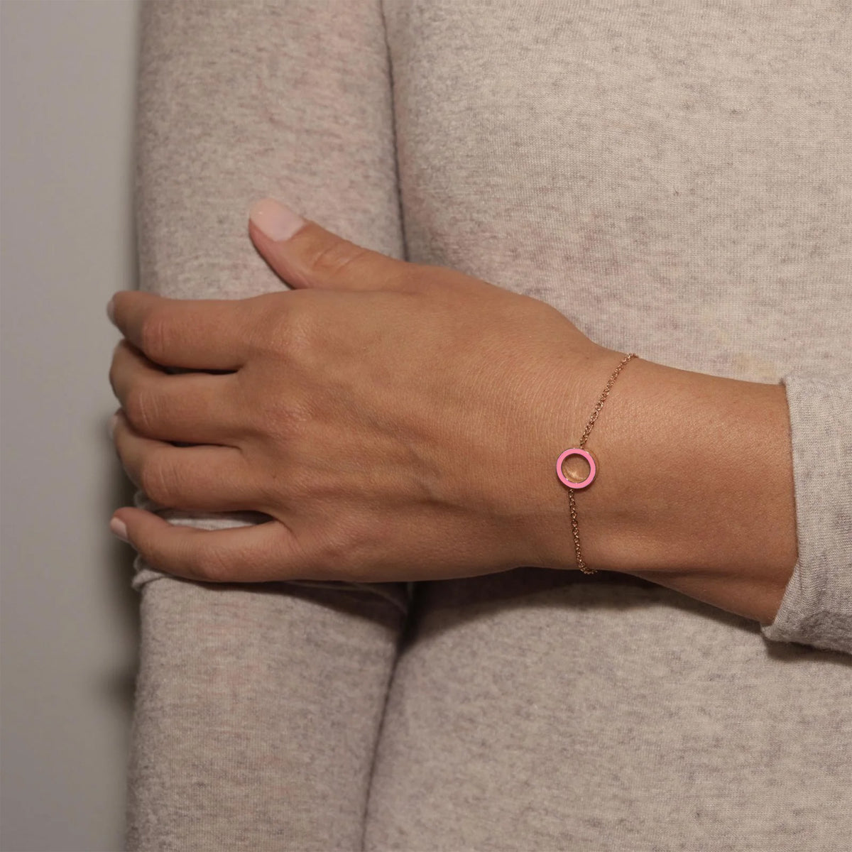BRACCIALE ROSA FLUO - INSIDE THE COLOR
