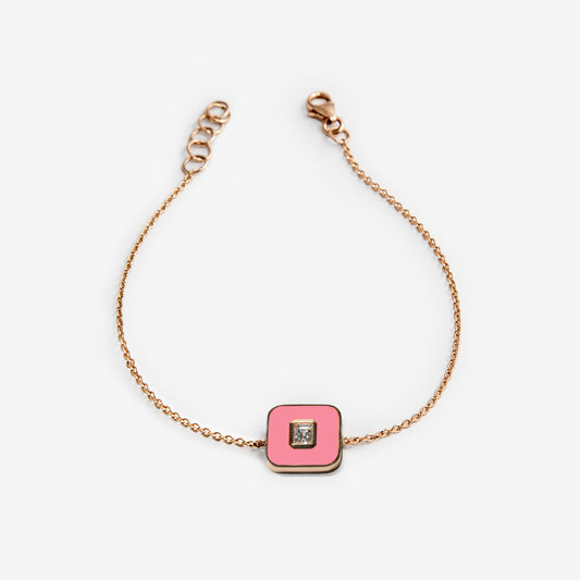 BRACCIALE ROSA FLUO - FLAT