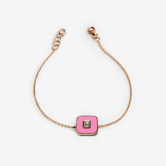 BRACCIALE ROSA - FLAT