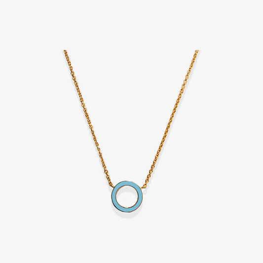 LIGHT BLUE  NECKLACE - INSIDE THE COLOR