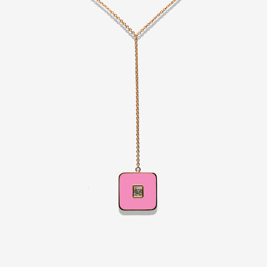 FLOURESCENT PINK  NECKLACE FLOURESCENT PINK  FLAT