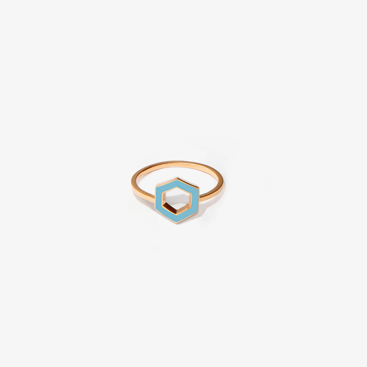 HEXAGONAL RING LIGHT BLUE - FRAME