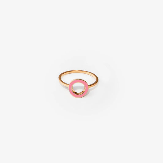 ANELLO TONDO ROSA FLUO - FRAME
